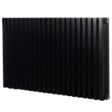Трубчатый радиатор Betatherm горизонтальный Quantum BQ 2 500x845 (Черный Ral9005M подк. 88) Фото - 1
